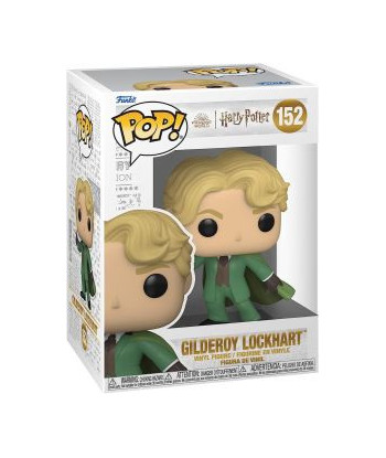 Figura Funko Pop Gilderoy Lockhart 152 - Harry Potter y la Cámara Secreta - Traje Verde y Varita