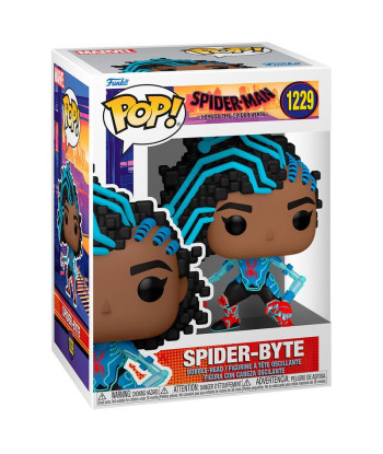 Figura Funko Pop Spider-Byte 1229 - Marvel Spider-Man: Across the Spider-Verse - La Avatar Cibernética del Multiverso