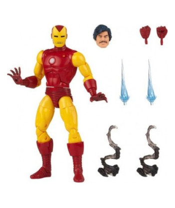 Figura Hasbro Iron Man 20th Anniversary - Marvel Legends Series - ¡El Vengador Dorado Original! 15cm