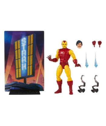 Figura Hasbro Iron Man 20th Anniversary - Marvel Legends Series - ¡El Vengador Dorado Original! 15cm