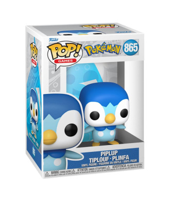 Figura Funko Pop Piplup 865 - Pokémon - El Inicial de Agua más Orgulloso de Sinnoh