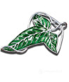 Broche Hoja de Lórien The Noble Collection - El Señor de los Anillos - Réplica Oficial Bañada en Plata
