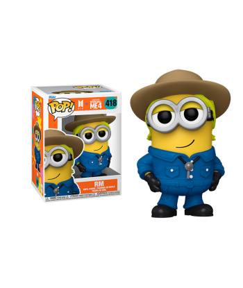 Figura Funko Pop RM 418 - BTS x Minions - Gru 4: Mi villano favorito - ¡El Líder más Aventurero!