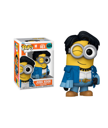 Figura Funko Pop Jung Kook 424 - BTS x Minions - Gru 4: Mi villano favorito - ¡El Guiño más Irresistible!