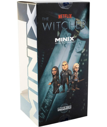 Figura Minix Geralt of Rivia - The Witcher - El Lobo Blanco de la Escuela del Lobo 12cm