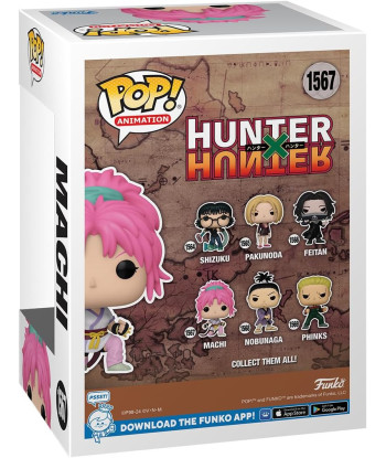 Figura Funko Pop Machi 1567 - Hunter x Hunter - Brigada Fantasma Coleccionable