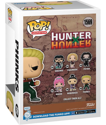 Figura Funko Pop Phinks 1569 - Hunter x Hunter - Brigada Fantasma Coleccionable