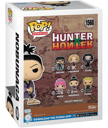 Figura Funko Pop Nobunaga 1568 - Hunter x Hunter - Brigada Fantasma Coleccionable
