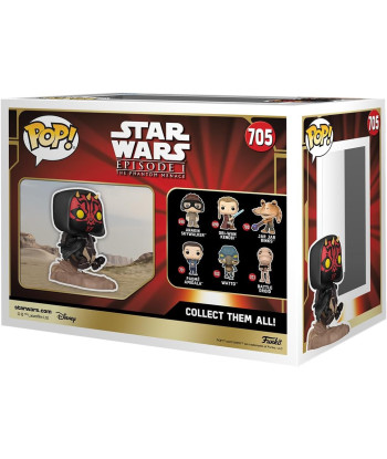 Figura Funko Pop Darth Maul 705 - Star Wars - Darth Maul en Bloodfin Speeder