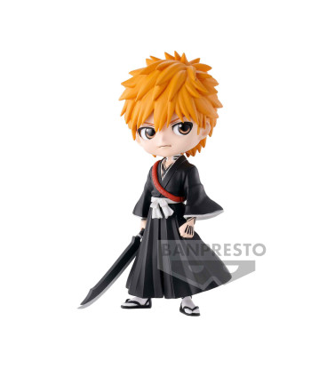 Figura Q posket Ichigo Kurosaki 14 cm - Bleach - El Shinigami Sustituto de la Guerra Sangrienta