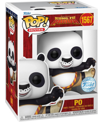 Figura Funko Pop Po 1567 - Kung Fu Panda - Edición Especial Pose de Combate