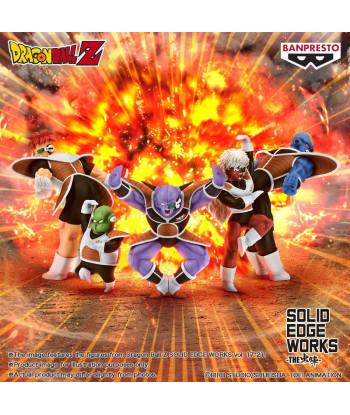 Figura Jeice Solid Edge Works 10cm - Dragon Ball Z - El Destello Rojo de las Fuerzas Ginyu