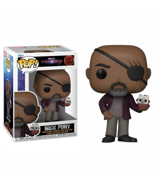 Figura Funko Pop Nick Fury 1253 - Marvel The Marvels - El Director de S.A.B.E.R. con Flerken