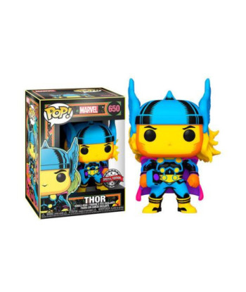 Figura Funko Pop Thor Blacklight 650 - Marvel - Guerrero Neón de Asgard Edición Especial