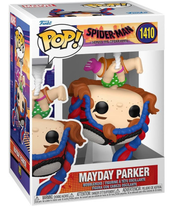Figura Funko Pop Mayday Parker 1410 - Marvel Spider-Man: Across the Spider-Verse - La Pequeña Heroína en Pañales