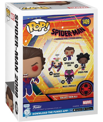 Figura Funko Pop Spider-Man 2099 1409 - Spider-Man: Across the Spider-Verse - Miguel O'Hara Desenmascarado