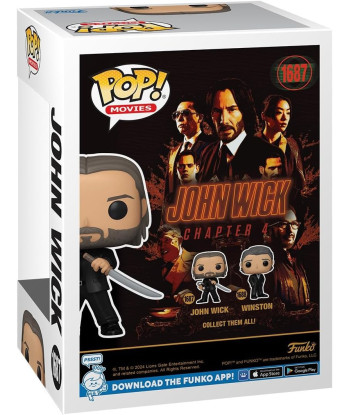 Figura Funko Pop John Wick 1687 - John Wick Chapter 4 - Con Katana y Nunchakus