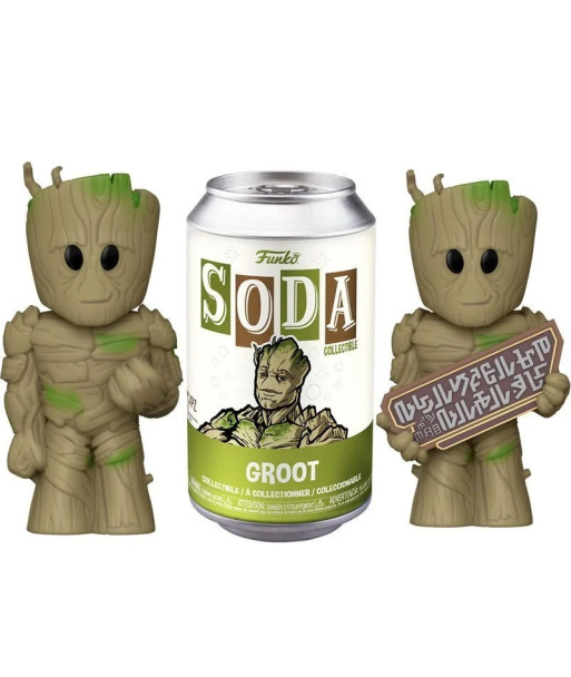Figura Funko Soda Groot - Marvel Guardianes de la Galaxia Vol. 3 - El Héroe Flora Colossus con Posibilidad de Chase