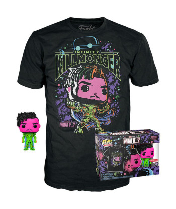 Figura Funko Pop Erik Killermonger 1101 - Marvel What If...? - El Conquistador Multiversal en Blacklight
