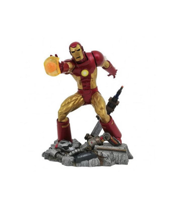 Figura Diamond Select Marvel Comic Gallery Iron Man Mark XV - Diorama - ¡Justicia de Vanguardia Stark! 23cm