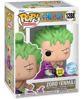 Figura Funko Pop Zoro (Enma) 1288 - One Piece - Espadachín del Estilo de Tres Espadas