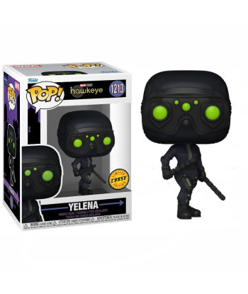 Figura Funko Pop Yelena 1213 - Marvel Hawkeye - Versión Chase con Máscara Táctica