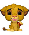 Figura Funko Pop Simba con Gusano 496 - Disney El Rey León - ¡Viscoso pero Sabroso!