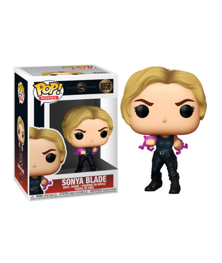 Figura Funko Pop Sonya Blade 1056 - Mortal Kombat - Guerrera de las Fuerzas Especiales
