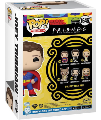 Figura Funko Pop Joey Tribbiani 1645 - Friends - Disfrazado de Superman