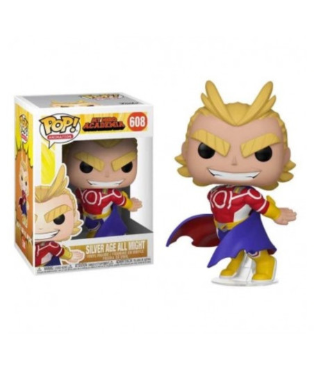 Figura Funko Pop Silver Age All Might 608 - My Hero Academia - Traje Clásico