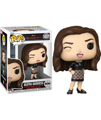 Figura Funko Pop Agatha Harkness (Meme) 1457 - Marvel WandaVision - El Guiño más Famoso de Westview