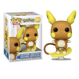 Figura Funko Pop Raichu de Alola 1011 - Pokémon - ¡Surfeando sobre su Cola con Estilo Tropical!