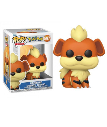 Figura Funko Pop Growlithe 597 - Pokémon - El Compañero Canino más Leal