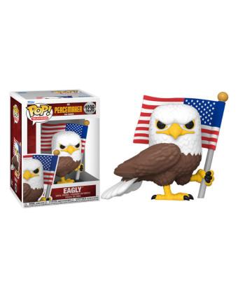 Figura Funko Pop Eagly 1236 - DC Peacemaker - El Fiel y Patriótico Compañero con Bandera