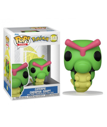 Figura Funko Pop Caterpie 848 - Pokémon - ¡El Habitante más Adorable del Bosque Verde!