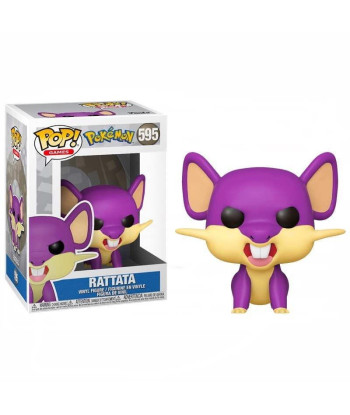 Figura Funko Pop Rattata 595 - Pokémon - El Roedor más Veloz de la Ruta 1