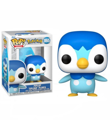 Figura Funko Pop Piplup 865 - Pokémon - El Inicial de Agua más Orgulloso de Sinnoh
