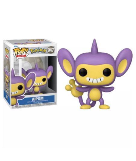 Figura Funko Pop Aipom 947 - Pokémon - El Mono más Juguetón con su Cola de Tres Dedos